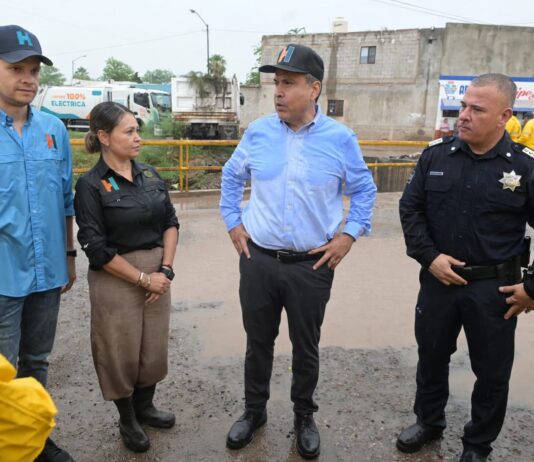 Supervisa Toño Astiazarán trabajos preventivos ante lluvias por huracán ‘Polo’