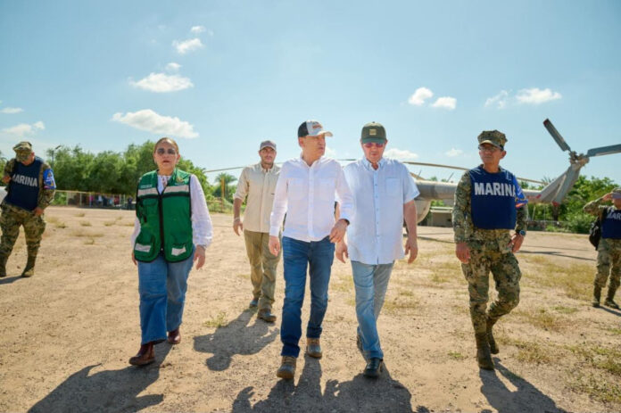 Gobernador Durazo despliega acciones de remediación por huracán “Polo”; el mandatario estatal recorrió las zonas de mayor impacto en el sur de Sonora para hacer una evaluación de daños y activar apoyos emergentes a la población damnificada.