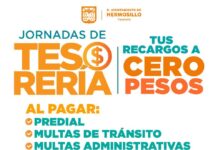 Lleva Gobierno de Hermosillo Jornadas de Tesorería con recargos a cero pesos