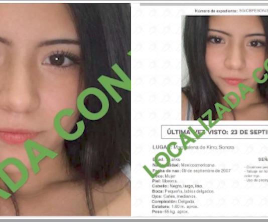Joven reportada como desaparecida tenía 6 días en casa del novio