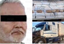 Trailero detenido transportando 100 kilos de metanfetamina
