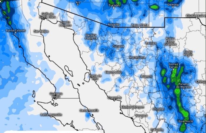 Se espera descenso en la temperatura en todo el estado por nuevo frente frío; sistema que estaría generando lluvias dispersas y rachas de viento moderadas.