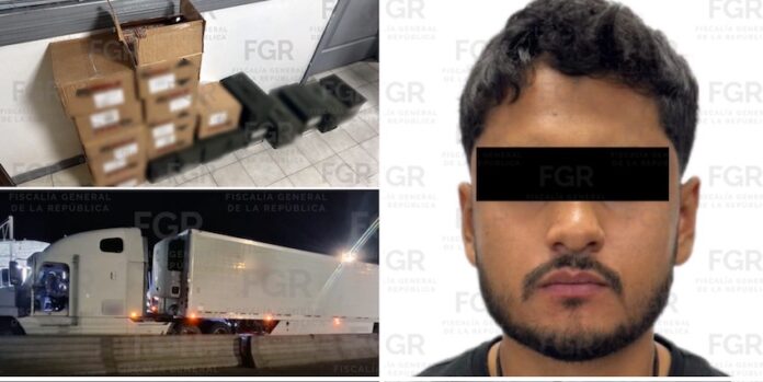 Detenido con más de 11 mil cartuchos útiles; los había introducido de manera ilegal a territorio mexicano; estará en la cárcel más de cinco años.