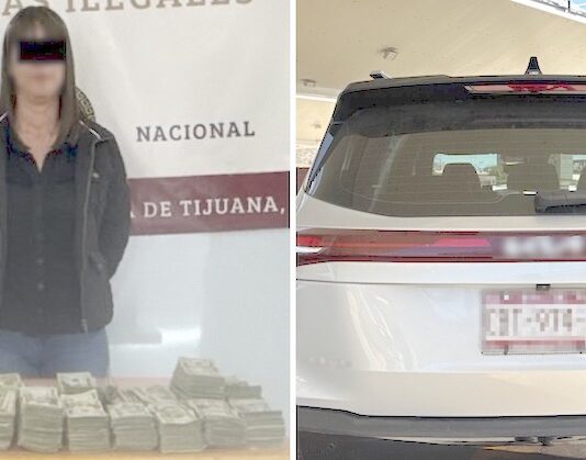 Ingresaba a México con 176 mil dólares en efectivo