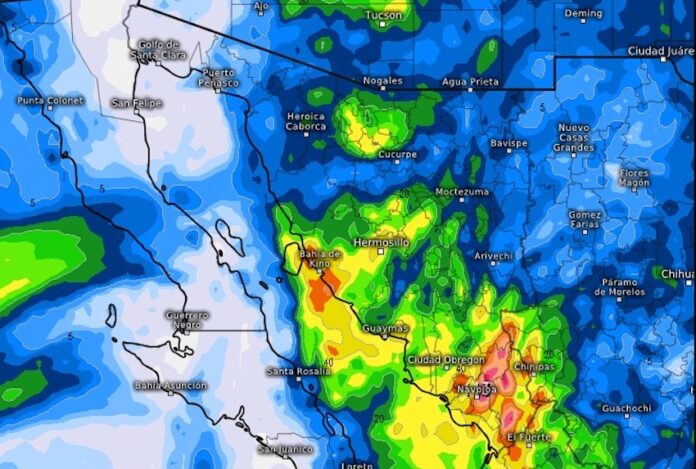 Prevén potencial de lluvias a partir de la noche del jueves y durante el viernes; con posibilidad de que las condiciones persistan a lo largo del próximo fin de semana en el estado.