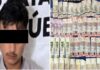 Detienen a joven de 25 años con droga y dinero en efectivo
