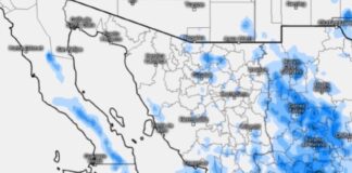 Existe posibilidad de lluvias ligeras sobre el centro, norte y este de la entidad
