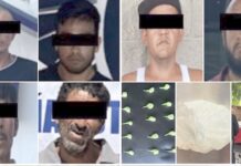 Varios detenidos; recuperan carro robado y aseguran droga