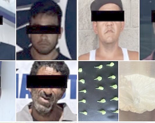 Varios detenidos; recuperan carro robado y aseguran droga