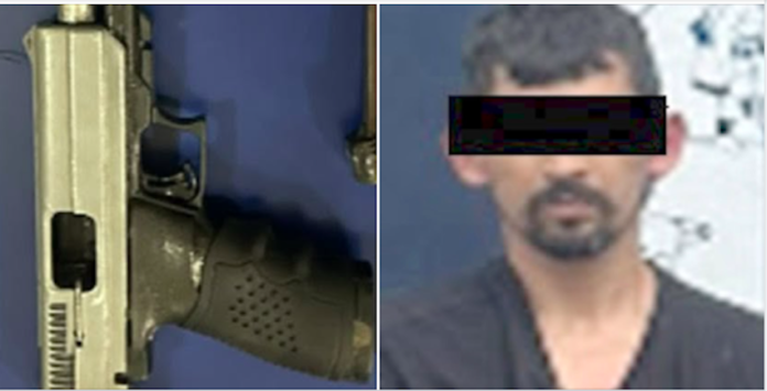 Detienen a hombre armado; se trata de Sixto “N”, de 32 años de edad, de la colonia Sonora.