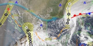 El día lunes ingresa el frente frío No. 2 de la temporada