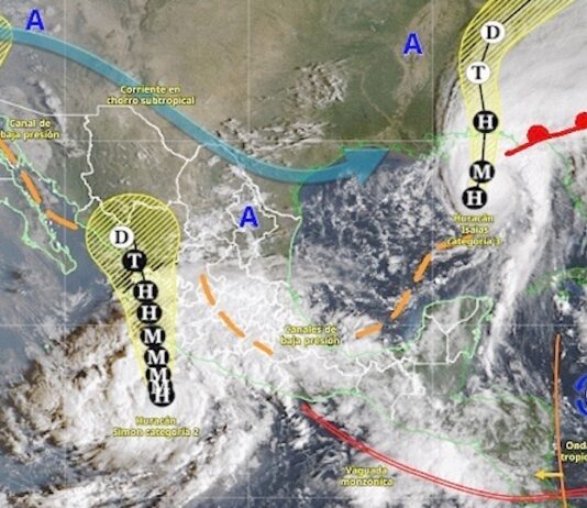 El día lunes ingresa el frente frío No. 2 de la temporada