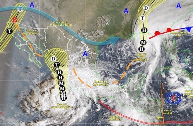 El día lunes ingresa el frente frío No. 2 de la temporada