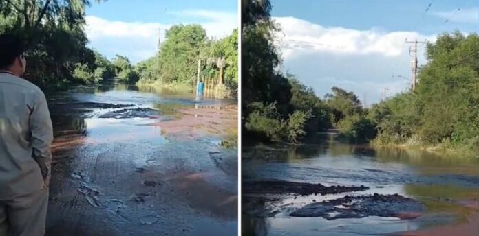 Se quedarán sin agua al menos 12 colonias del puerto; tronó línea de conducción de 16 pulgadas en La Salvación; personal de la CEA ya trabaja en su reparación.