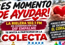 Realizan colecta de víveres para familias afectadas por ‘Polo’