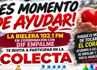 Realizan colecta de víveres para familias afectadas por ‘Polo’