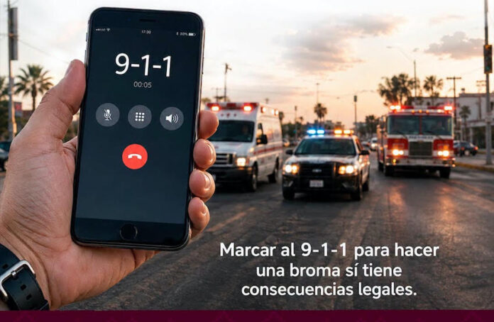 El 9-1-1 no es un juego; llaman a usarlo con responsabilidad; mantener disponibles sus canales de atención permite brindar auxilio oportuno a quienes enfrentan situaciones de riesgo para su vida.