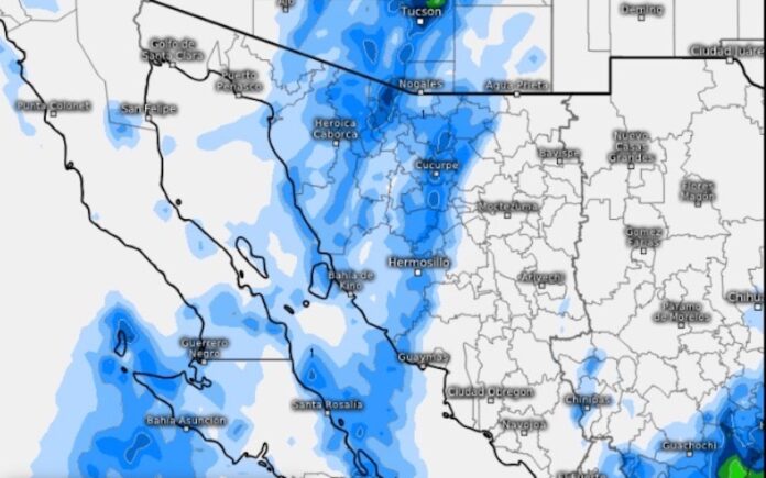 Masa de aire frío asociada al frente frío No. 2 se extenderá sobre Sonora; disminuirán las temperaturas y se prevén madrugadas y noches frías en municipio de la sierra.