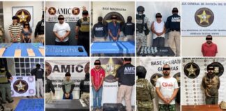 Realizan 31 cateos: 18 detenidos y más de 740 dosis de droga aseguradas