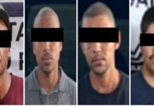 Detienen a cuatro hombres y recuperan vehículo robado