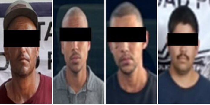 Detienen a cuatro hombres y recuperan vehículo robado; resultado de operativos en distintas partes de la ciudad.