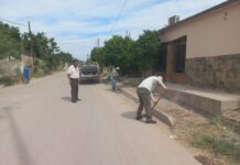 Ecología trabaja en mantenimiento de calles de acceso a Panteón Municipal