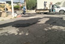 Avanza Gobierno de Hermosillo con programa de bacheo en distintos puntos de la ciudad