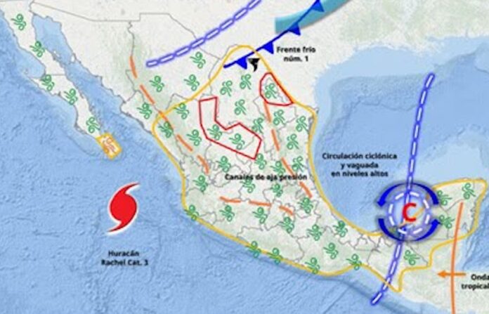 ¡Comienzan las mañanas frescas!; se va debilitando el monzón mexicano, con menos probabilidad de lluvias.