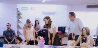 Apoyan Toño Astiazarán y Patty Ruibal a la comunidad con mejoras a Biblioteca Pública Rafael V. Meneses