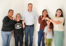 Beneficia Toño Astiazarán a familias de El Ranchito con cuartos adicionales en su vivienda