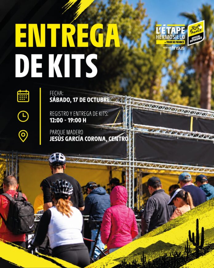 Listo Hermosillo para ser parte del ciclismo internacional de L’Étape by Tour de Francia con entrega de kits a competidores en Parque Madero.