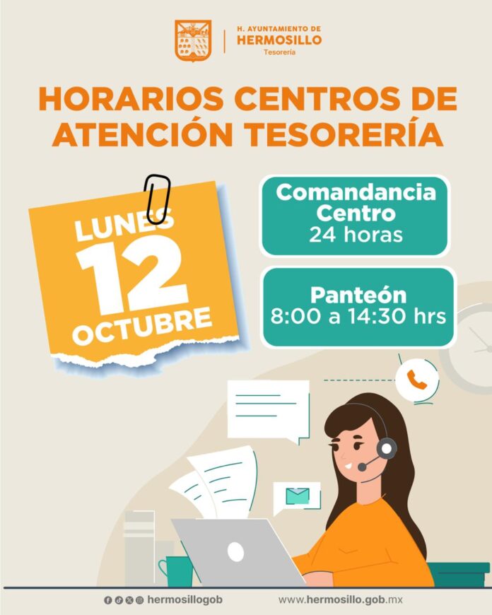 Permanecerán dos módulos de Tesorería Municipal disponibles el 12 de octubre; continúan los grandes descuentos en multas de tránsito sobre la base, recargos y un beneficio adicional sorpresa.