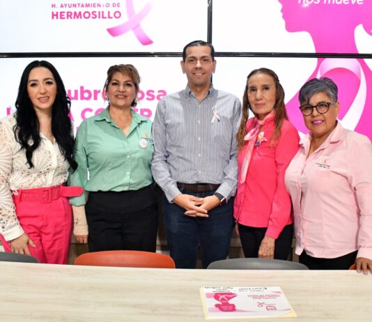 Se suma Gobierno de Hermosillo a concientización sobre la prevención del Cáncer de Mama