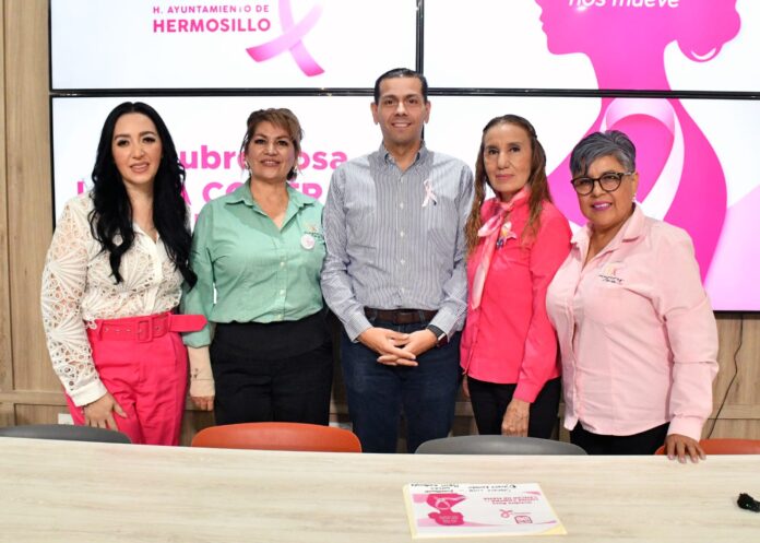 Se suma Gobierno de Hermosillo a concientización sobre la prevención del Cáncer de Mama; se presentó el calendario de actividades “Octubre Rosa 2026” en alianza con organizaciones que promueven la autoexploración y el cuidado de la salud.