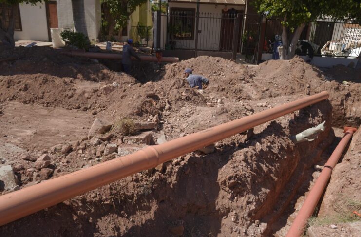 Ayuntamiento impulsa obra de pavimentación e infraestructura hidráulica y sanitaria en la colonia Las Quintas