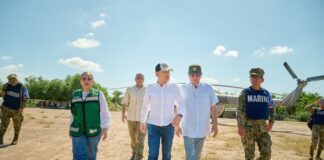 Encabeza Gobernador Durazo acciones de recuperación de comunidades y carreteras tras paso de “Polo”