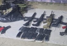 Aseguran armamento, equipo táctico y droga a grupo delictivo